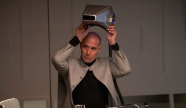 Stanley Tucci as Ethan Skate in The Electric State