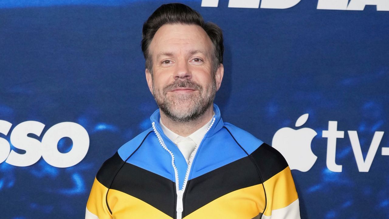 Jason Sudeikis arrives at the season three premiere of "Ted Lasso" on Tuesday, March 7, 2023, at Regency Village Theatre in Los Angeles. (Photo by Jordan Strauss/Invision/AP, File)