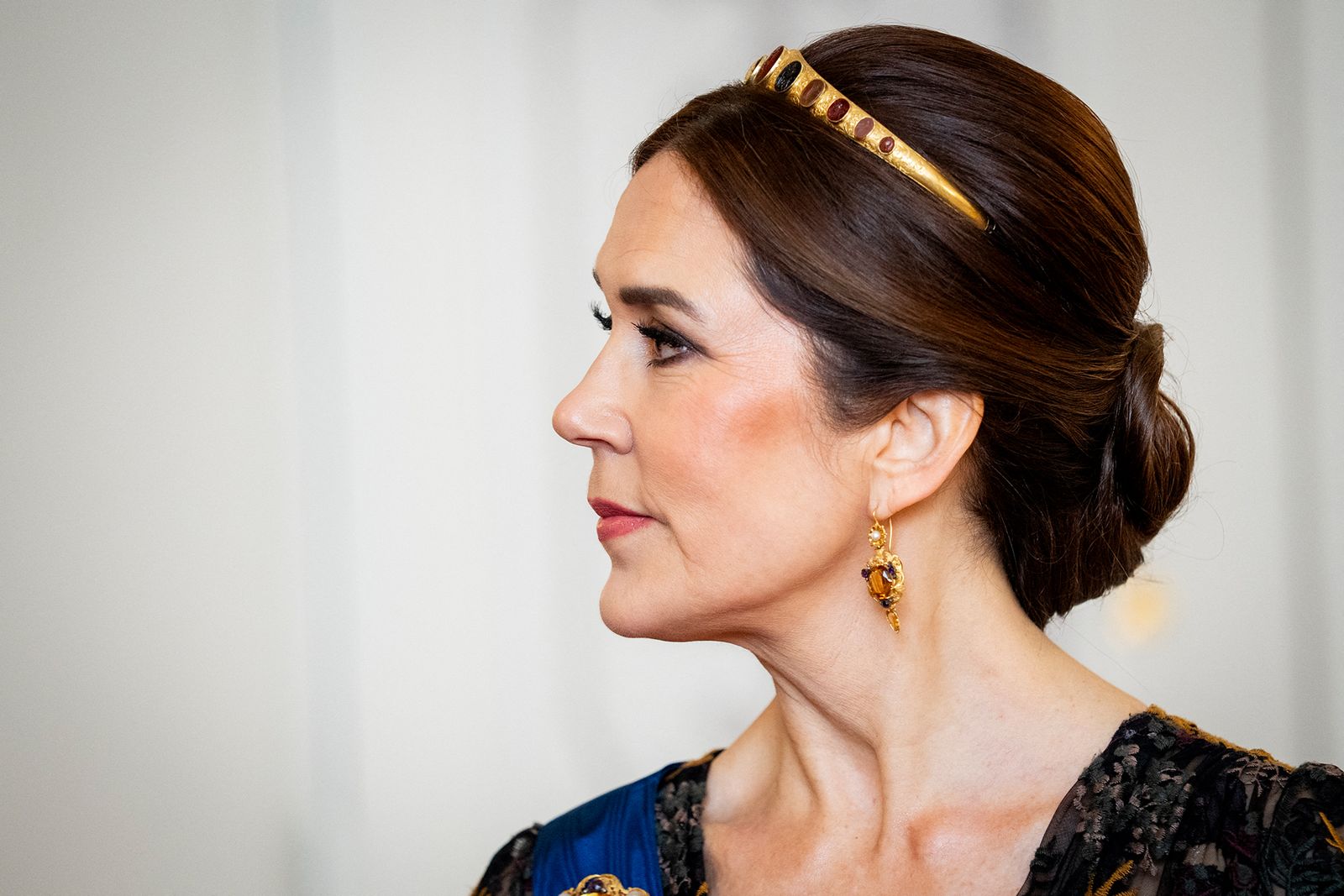Image may contain Mary Crown Princess of Denmark Accessories Adult Person Head and Face