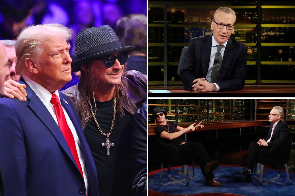 Trump invited long-time critic Bill Maher to White House as a favor to Kid Rock