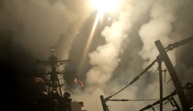 Air Force shoots down Houthi drones fired at Navy carrier strike group