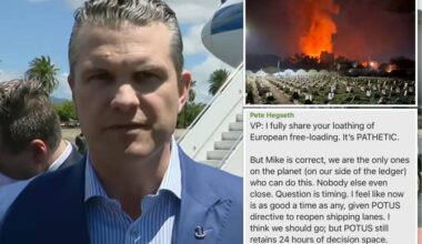 Pete Hegseth claims ‘nobody was texting war plans’ in first comments since Yemen strike group text scandal 