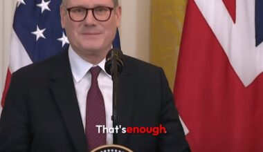 Trump interrupts Starmer by saying "that's enough!" in news conference clip not shown in mainstream news media