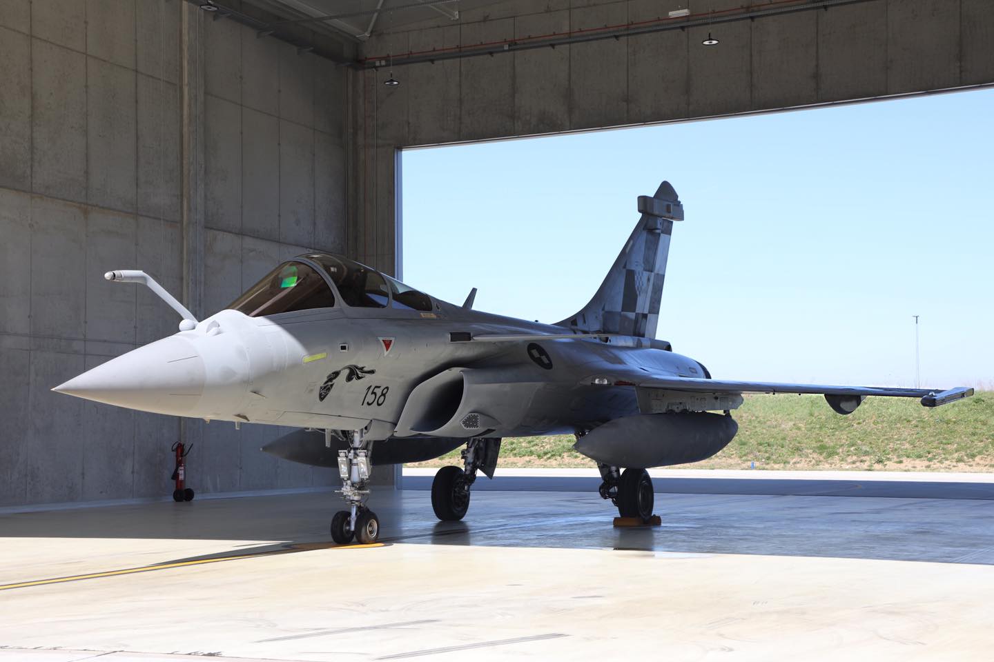 Croatian Air Force Rafale fighter jet in March 2025 Photo credits: Facebook/Hrvatski Vojnik