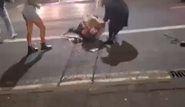 Shankill Lady fight