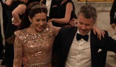 Queen Mary of Denmark is the dancing queen at party at the palace: Watch