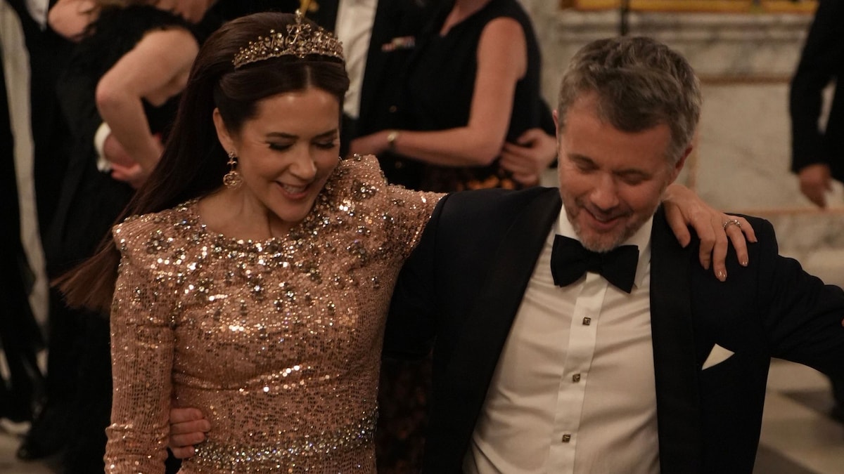 Queen Mary of Denmark is the dancing queen at party at the palace: Watch