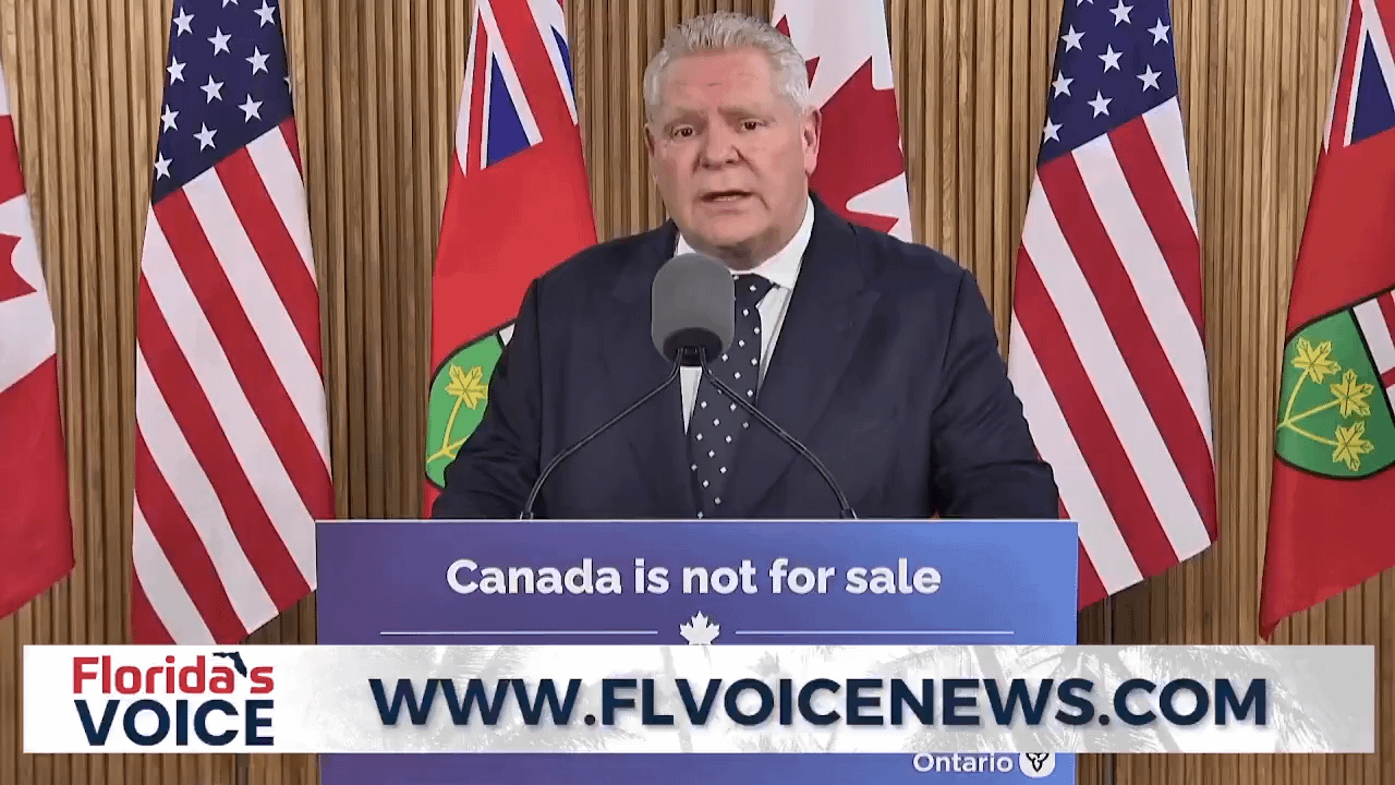 Ontario Premier Doug Ford cancels Elon Musk’s Starlink contract and bans all U.S. companies from government contracts in response to Trump's economic war with Canada. - “It’s done, it’s gone.“