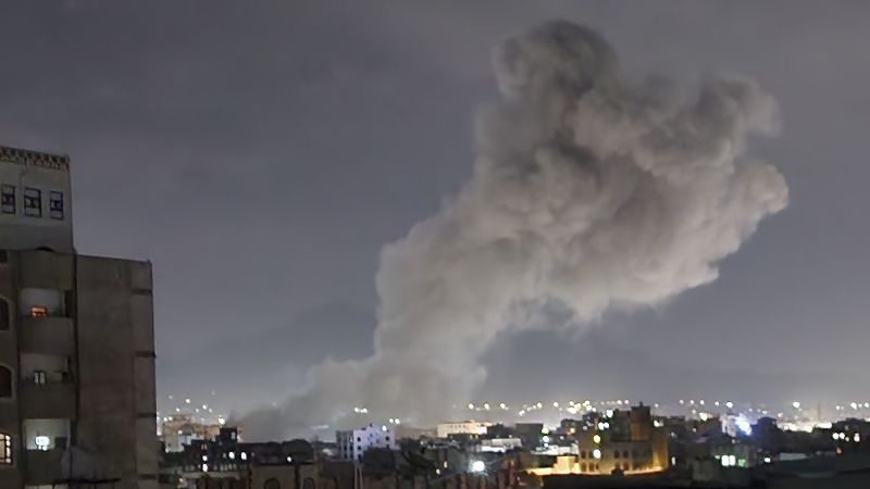 Dozens reported killed after Trump orders ‘decisive’ strikes against Yemen’s Houthis