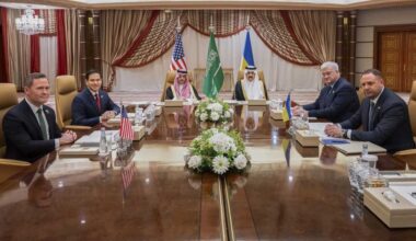Ukraine and US talks on peace in Saudi Arabia