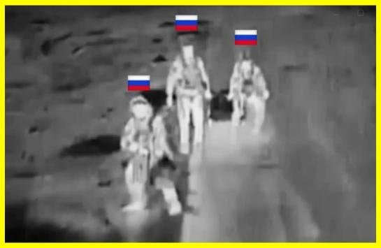 Even the darkness doesn't help. Ukrainian drones with thermal imaging cameras successfully attack Russian assault groups on the front line