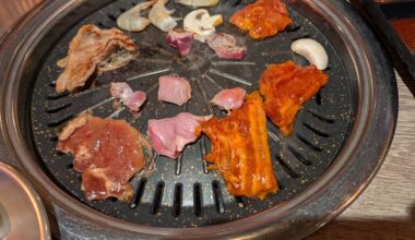 K-Town, New Malden. May or may not be the best Korean food in town, but it's a lot of fun
