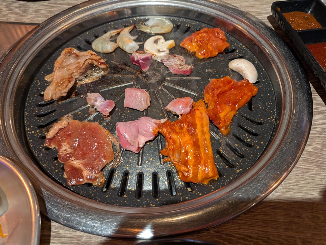 K-Town, New Malden. May or may not be the best Korean food in town, but it's a lot of fun