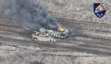 2 Russian tanks destroyed by Ukrainian fighters of the 25th Airborne Brigade. Pokrovsk direction. March 2025