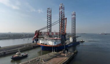 Van Oord's newest installation vessel Boreas arrives in Netherlands