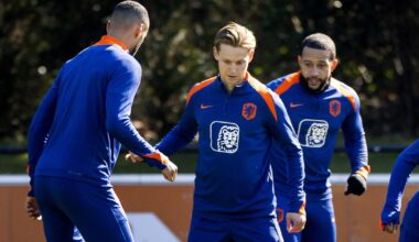 Ogen voetbalminnend Nederland op smaakmakers Frenkie de Jong en Memphis Depay gericht - Telegraaf.nl