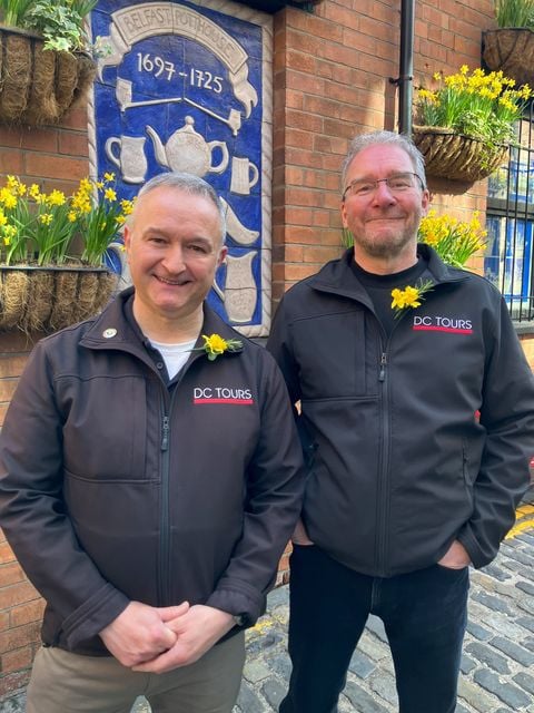 James Ellison and Mark Wylie of Dead Centre Tours