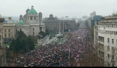 Did you see protest in Serbia it is masive