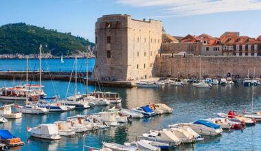 Dubrovnik harbor, Croatia