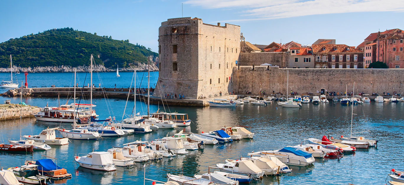 Dubrovnik harbor, Croatia