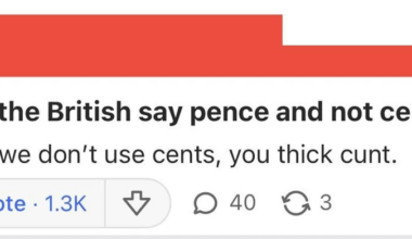 A very British answer 😂
