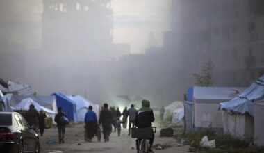 Israel fires on Lebanon after rocket attack in the heaviest exchange since the truce with Hezbollah