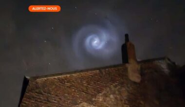 "Lumière étrange", "un halo en forme de spirale": quel est le phénomène observé ce lundi soir dans notre ciel?
