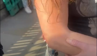 A London Metropolitan police officer was filmed yesterday in London telling demonstrators they could face arrest for protesting in support of Palestine, but would be allowed to stay if they were protesting in support of Israel
