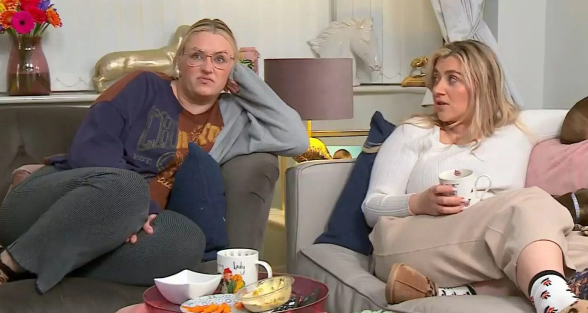 Gogglebox join in the backlash over Meghan Markle's Netflix show as they mock bath salt scenes and 'Uncle Daniel'