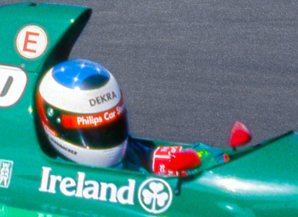 Michael Schumacher's first ever Formula-One event in Eddie☘️Jordan's car, qualifying 7th place on the grid at Spa-Francorchamps 1991.