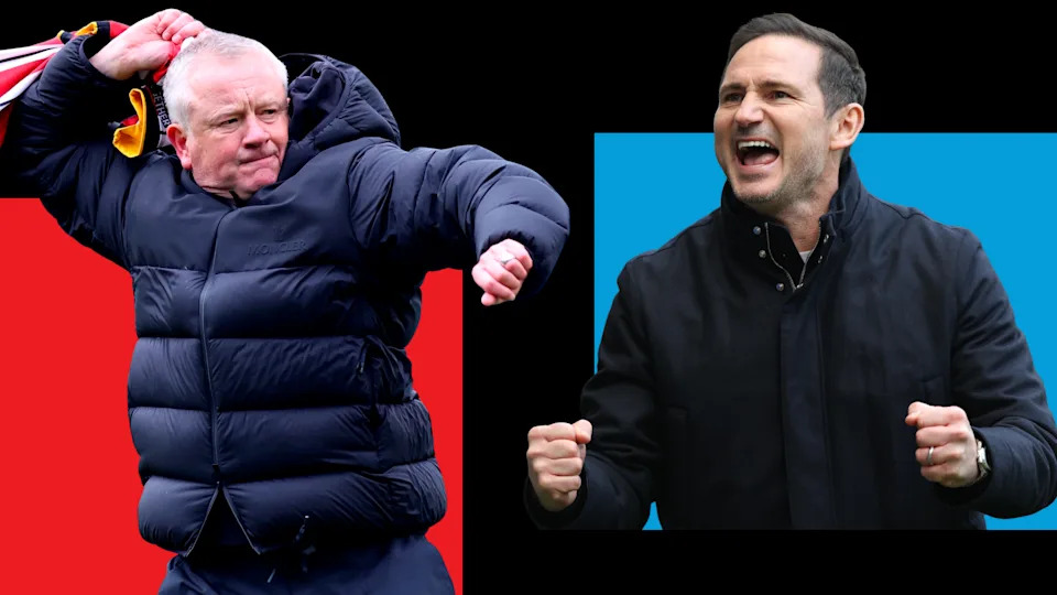 Sheffield United boss Chris Wilder and Coventry head coach Frank Lampard