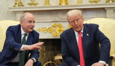 Donald Trump ‘had not heard’ about Sinn Féin’s Washington boycott