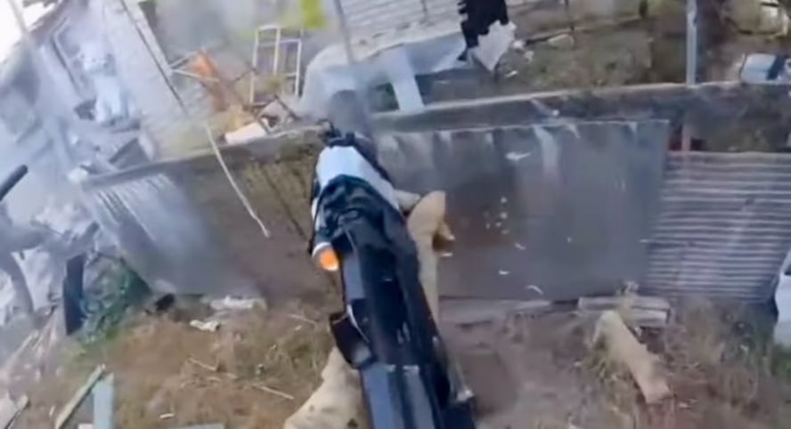 International legion of Ukraine -close quarters combat in Kursk