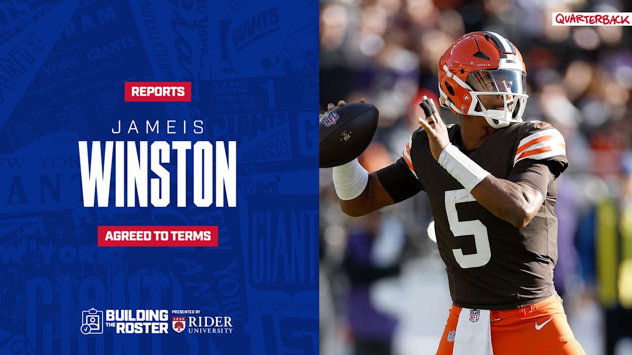 Giants agree to terms with QB Jameis Winston