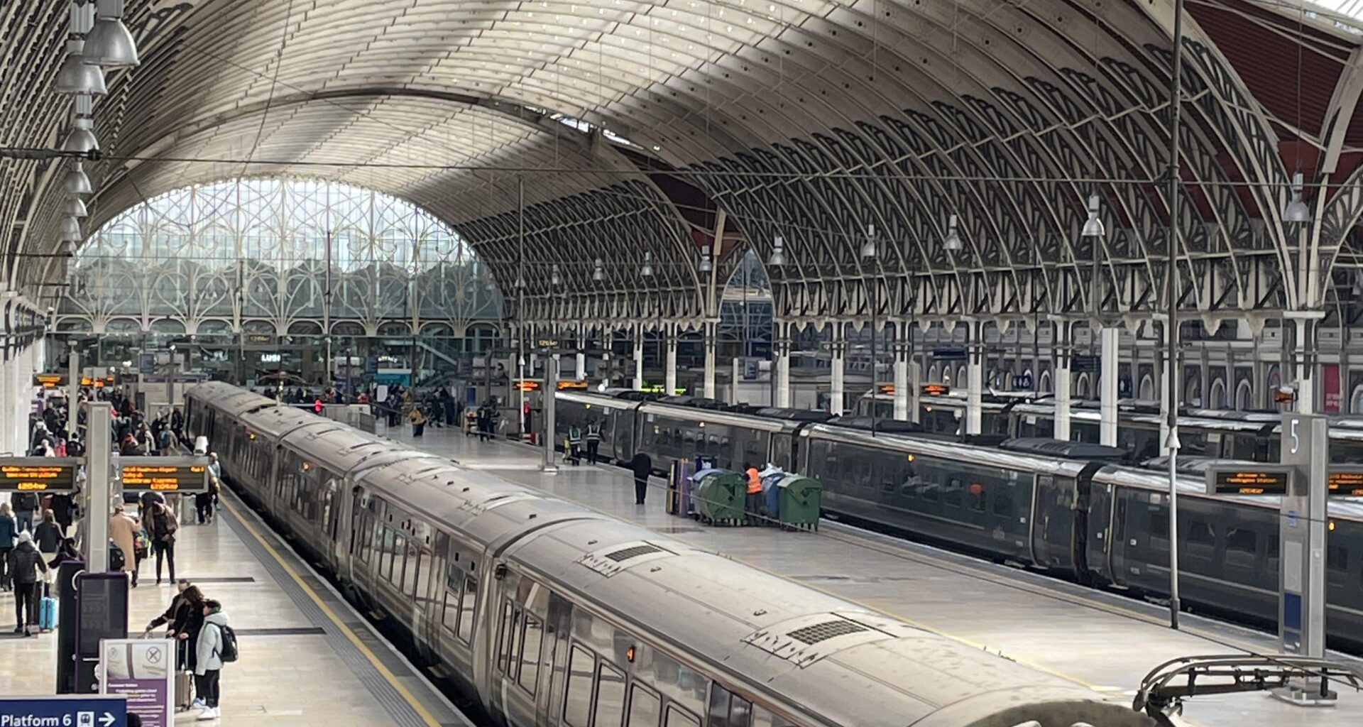 London Paddington station, what a beauty!