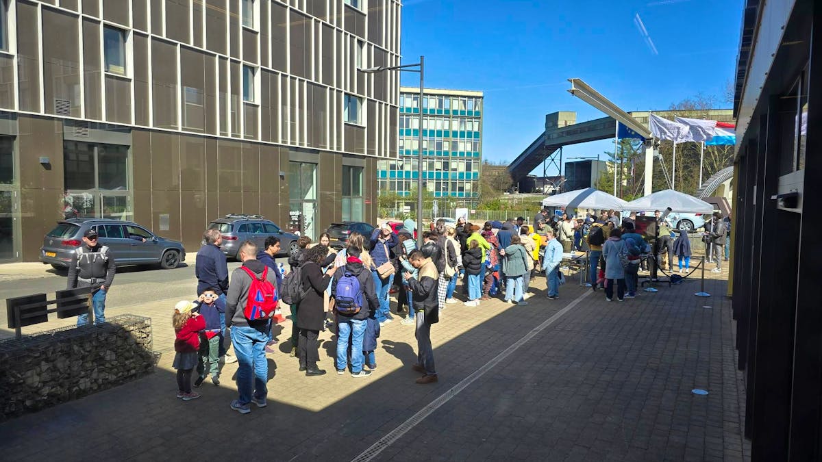 Éclipse solaire partielle: succès au Science Center de Differdange