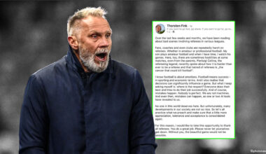 Aan vooravond Play-offs richt Thorsten Fink zich in opvallend bericht tot de refs: "Die haat kan het voetbal doden"