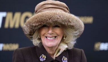 Queen Camilla dazzles in staggering £80k jewels at Cheltenham Festival