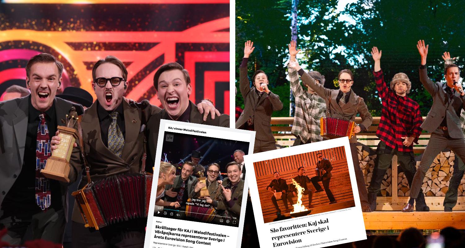 KAJ:s vinst i Melodifestivalen 2025 skapar starka reaktioner