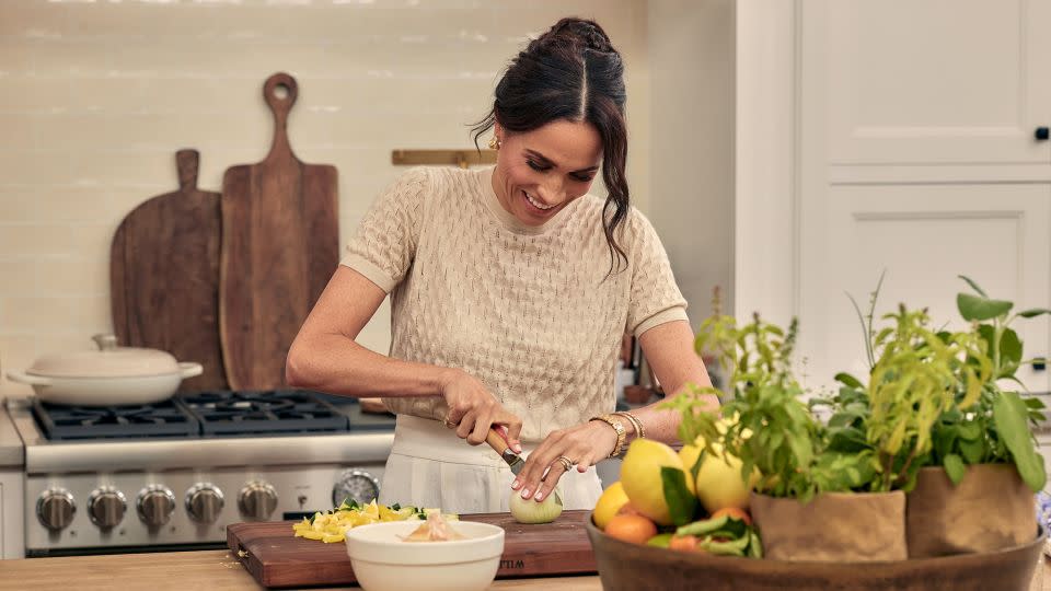 Meghan offers tips on how to elevate your cooking. - Netflix
