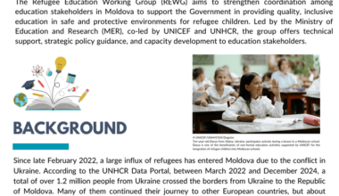Ukraine Situation - Moldova: Inter-Agency Refugee Education Working Group 2024 Factsheet - Moldova