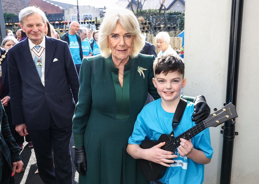 The Queen during her visit to Atlas in Lisburn. Photo by William Cherry/Presseye