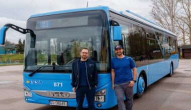 VIDEO: Zagreb’s first electric bus hits the road