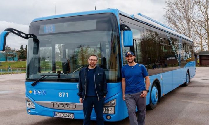 VIDEO: Zagreb’s first electric bus hits the road