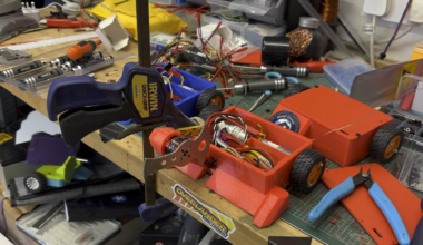 Spin up test of a Battlebot for W5 Late
