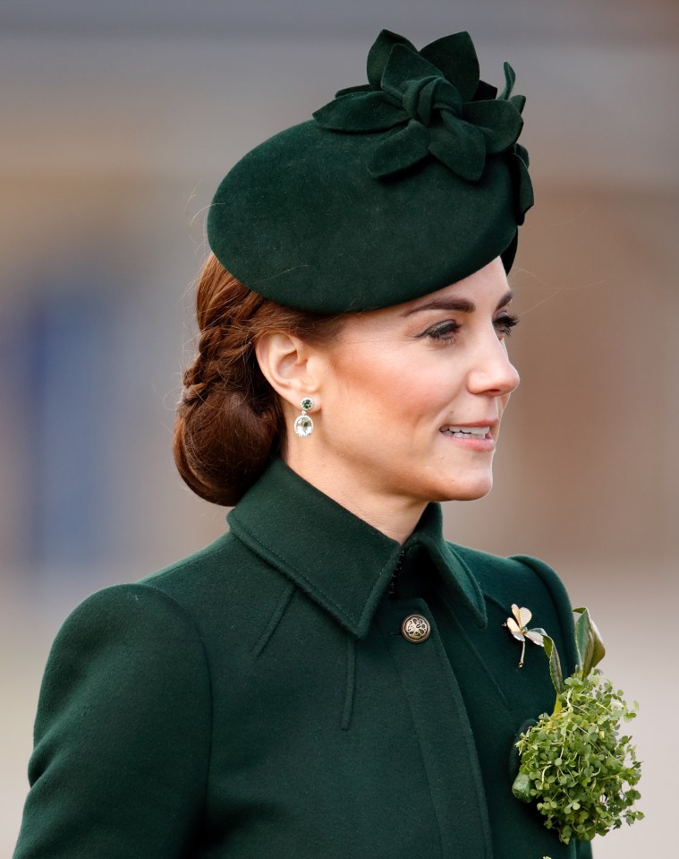 Catherine, Duchess of Cambridge at the St. Patrick's Day Parade.
