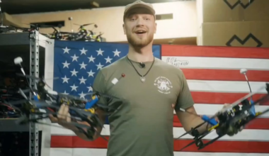 Richard Woodruff brought FPV drones to the HQ of the Ukrainian 429th UAS Regiment. The drones were funded by true Americans. Thank you!! March 2025