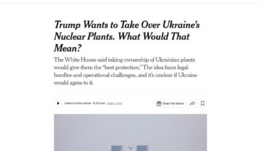 Trump Wants to Take Over Ukraine’s Nuclear Plants. What Would That Mean?