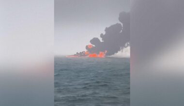 Oljetanker och lastfartyg har kolliderat i Nordsjön - SVT Nyheter