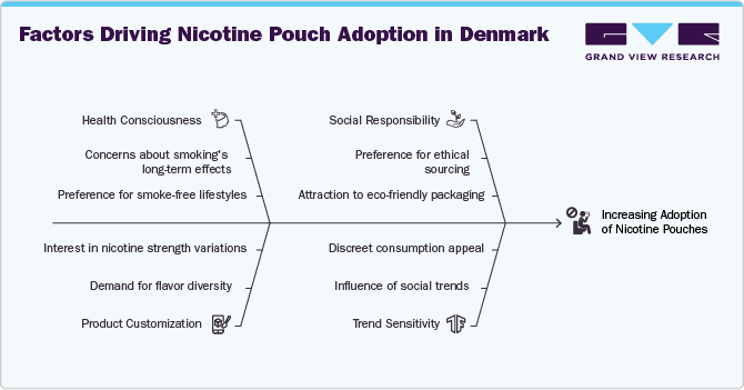 Factors Driving Nicotine Pouch Adoption in Denmark